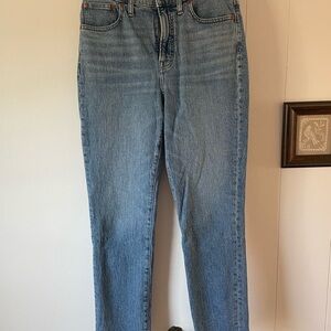 Madewell Light Blue Perfect Vintage Crop Jeans